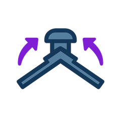 Grilles + extracteur faîtage
